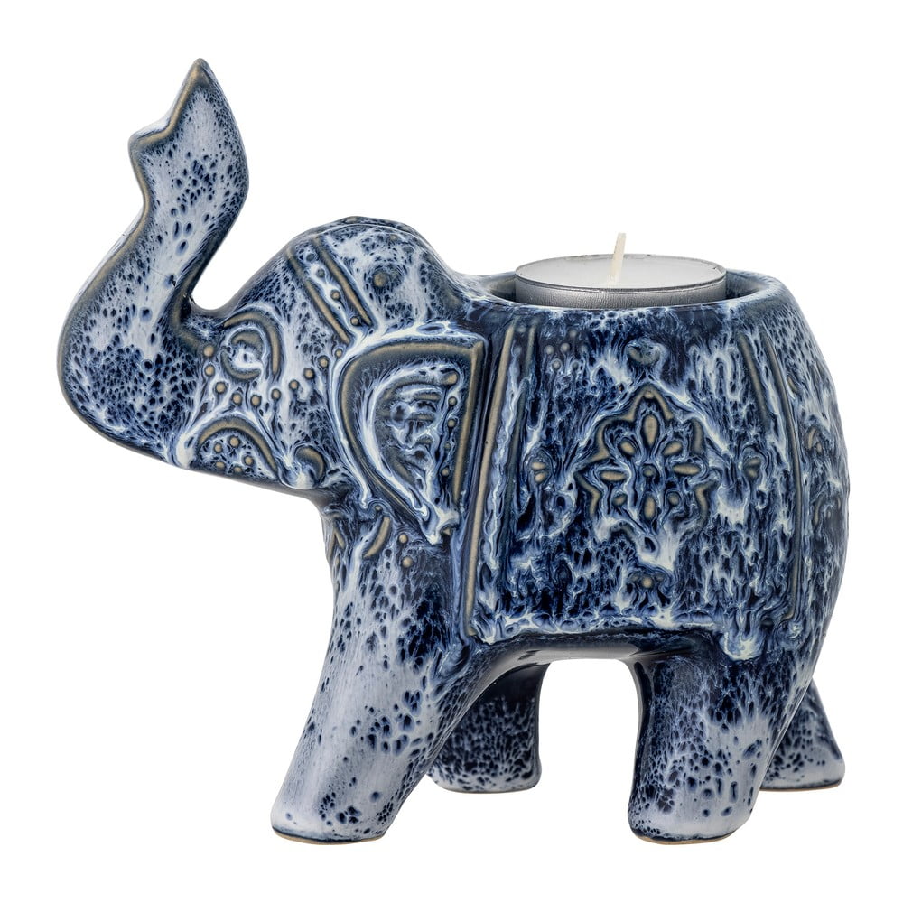 Kamionkowy świecznik na świeczkę typu tealight Oliphant – Bloomingville