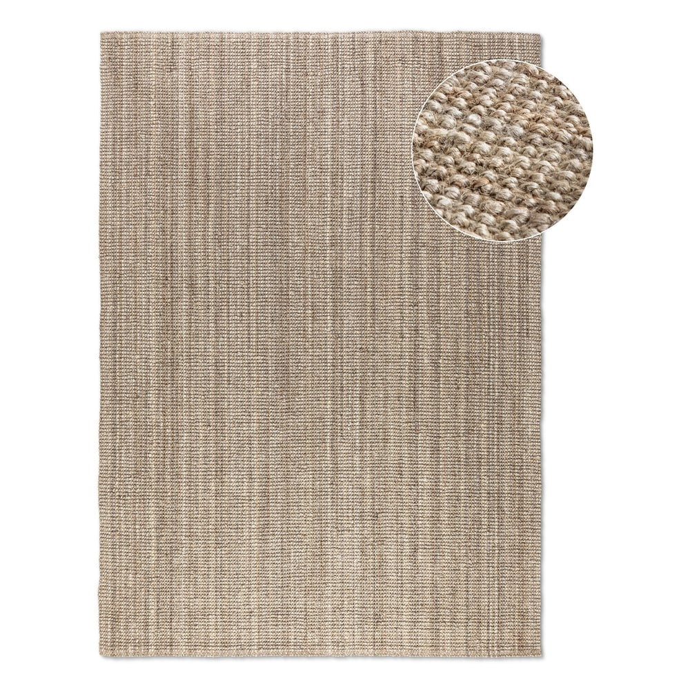 Szarobrązowy dywan z juty 190x280 cm Bouclé – Hanse Home