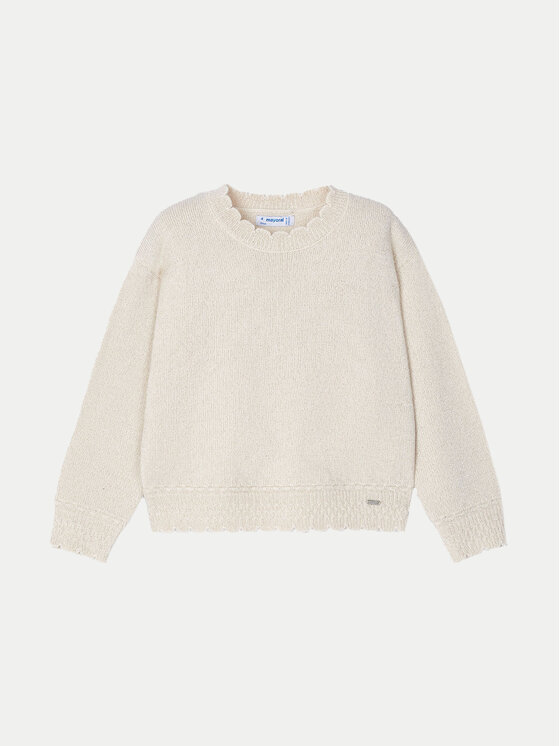 Mayoral Sweter 4355 Beżowy Regular Fit