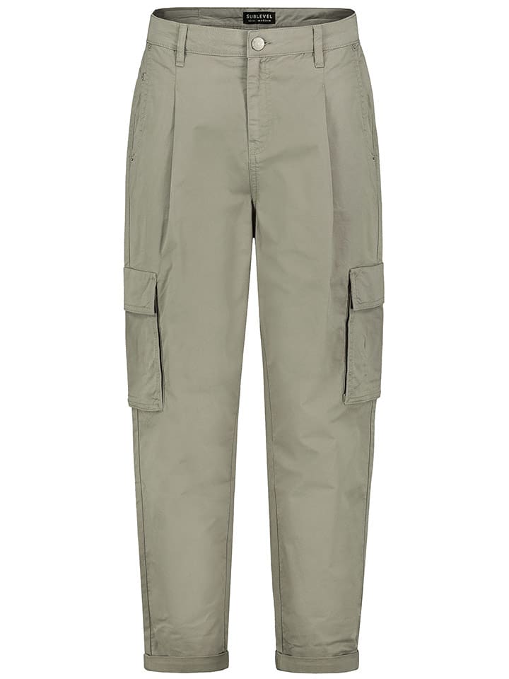 Sublevel Bojówki w kolorze zielonym