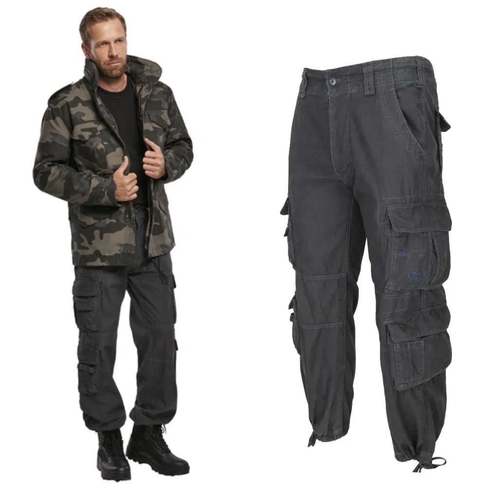 Spodnie Długie Męskie BRANDIT Pure Vintage - Anthracite 4XL