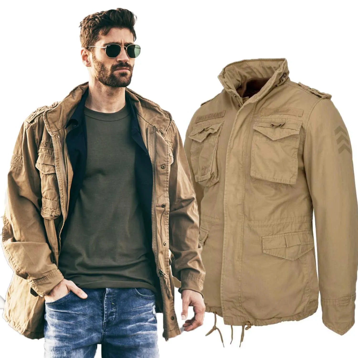 Kurtka Brandit M65 Giant - Camel Coyote M