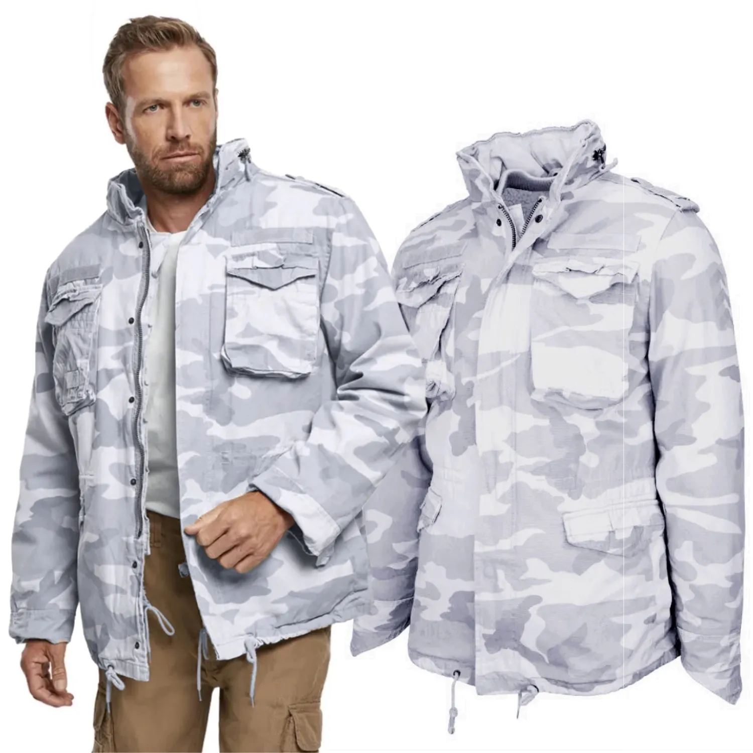 Kurtka Brandit M65 Giant - Blizzard Camo 4XL