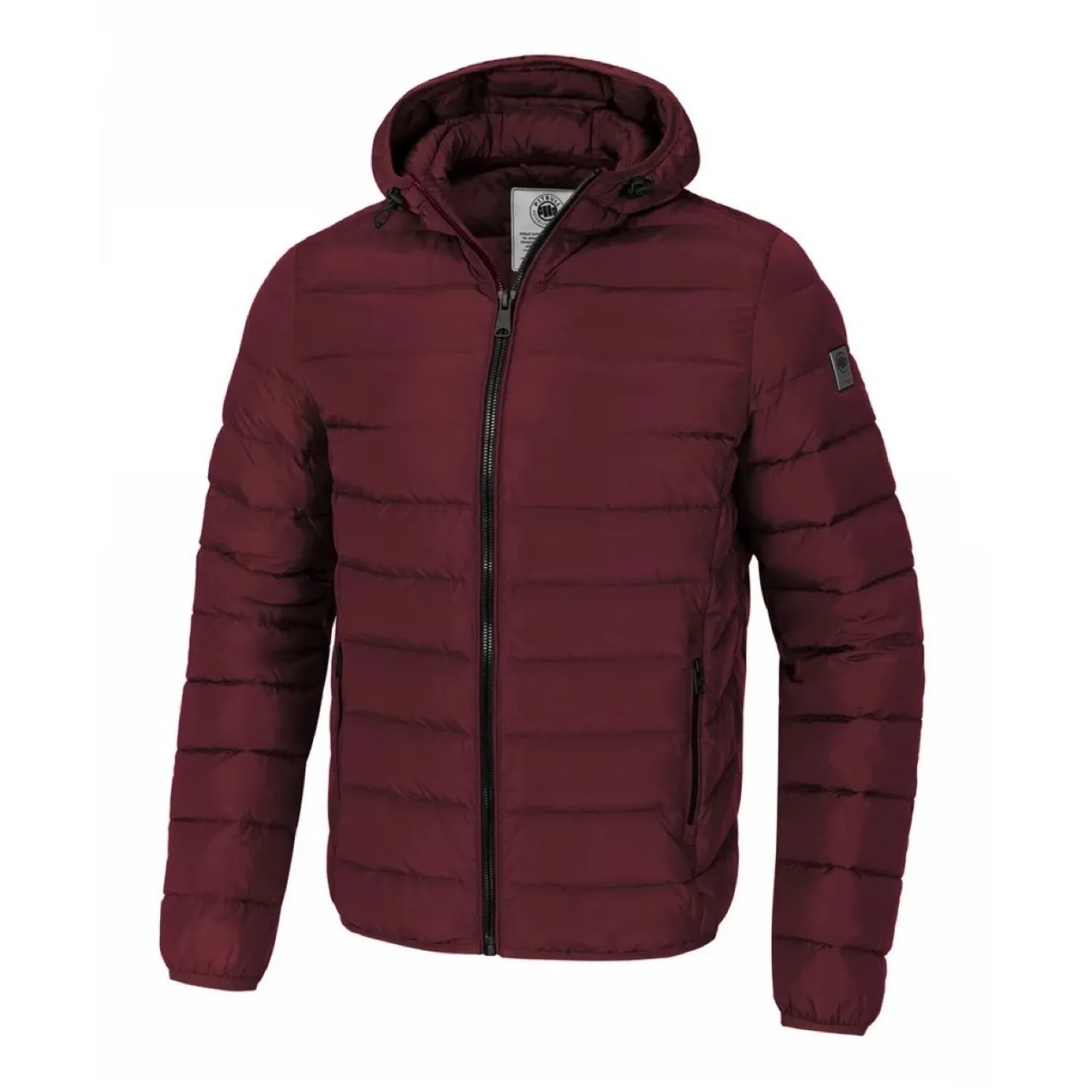 Kurtka zimowa z kapturem Pit Bull Seacoast III '24 - Bordowa 3XL