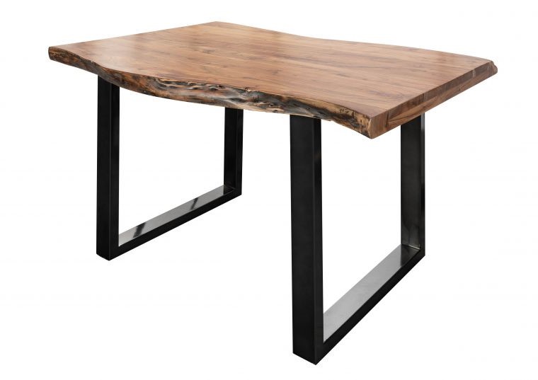 Stół Freeform 5 Drewniany 140X90 Cm Akacja Lakierowana B 7078