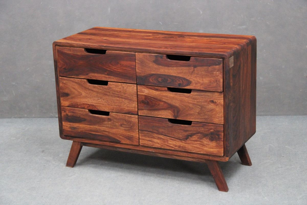 Komoda Malmo #105 Palisander Olejowany 90X40X65 Cm B 7353