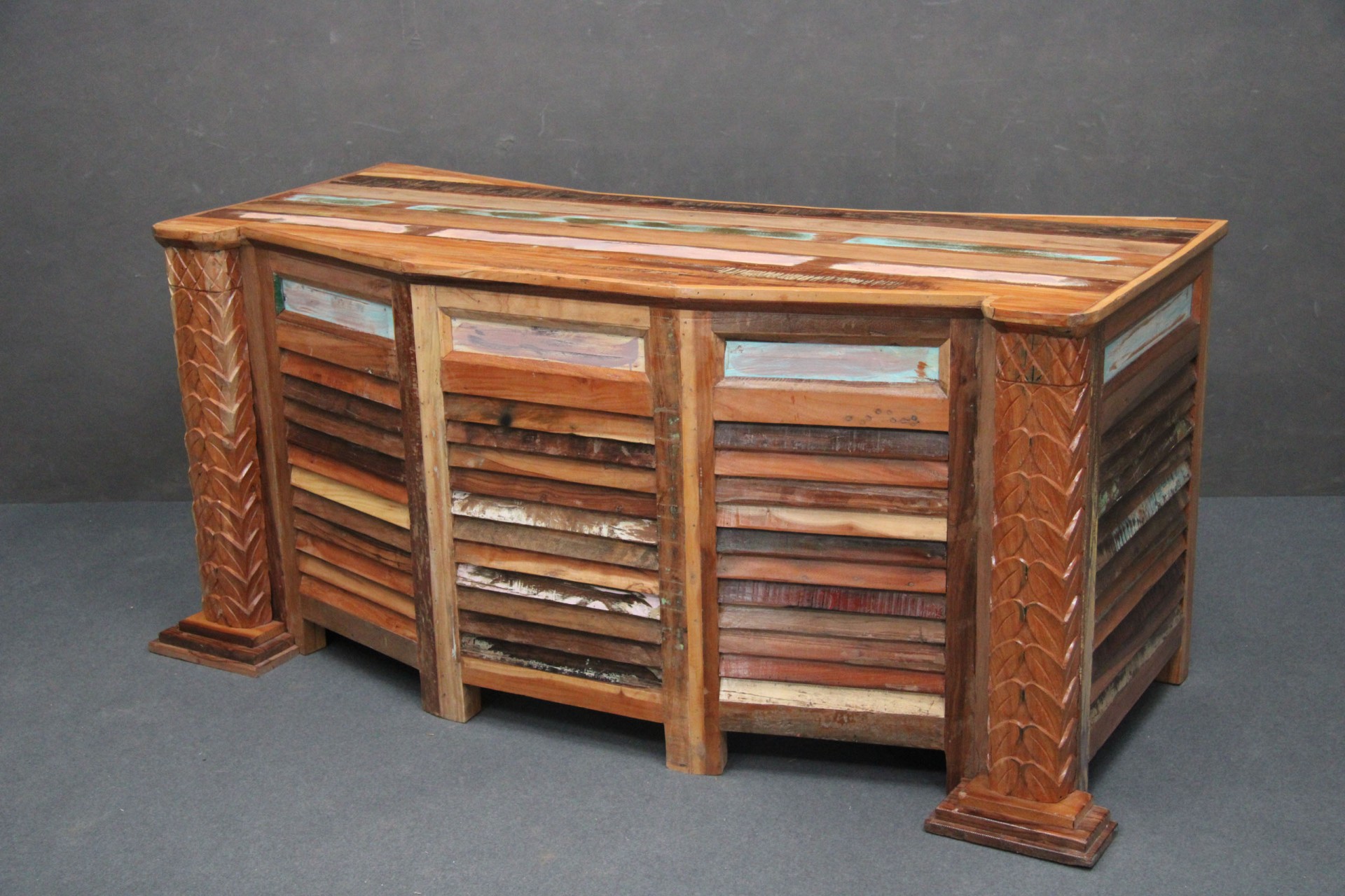 Biurko Spirit #61 Lakierowane Lite Drewno Z Odzysku 184X75X80 Cm B 2016