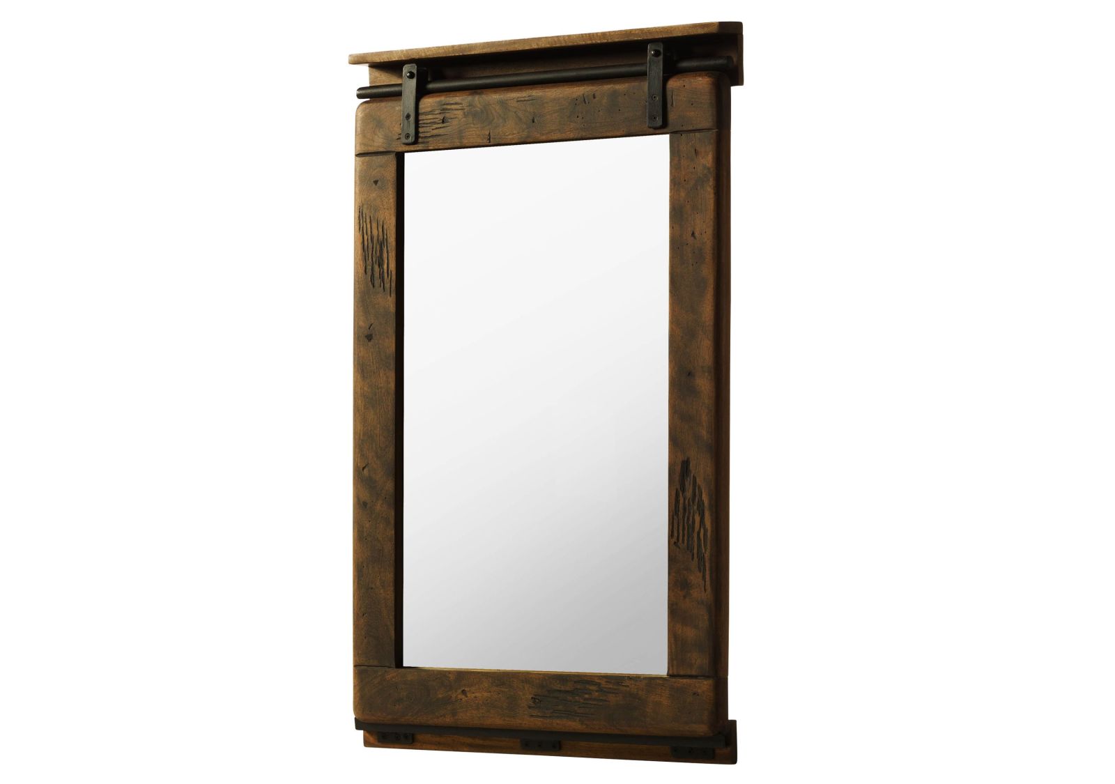 Lustro Mango Lakierowane Railway Braun 60X100 B 7754