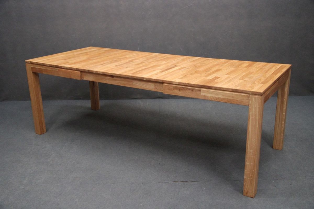 Stół Rozkładany Padua Dębowy Olejowany 140-220X90 Cm B 5675