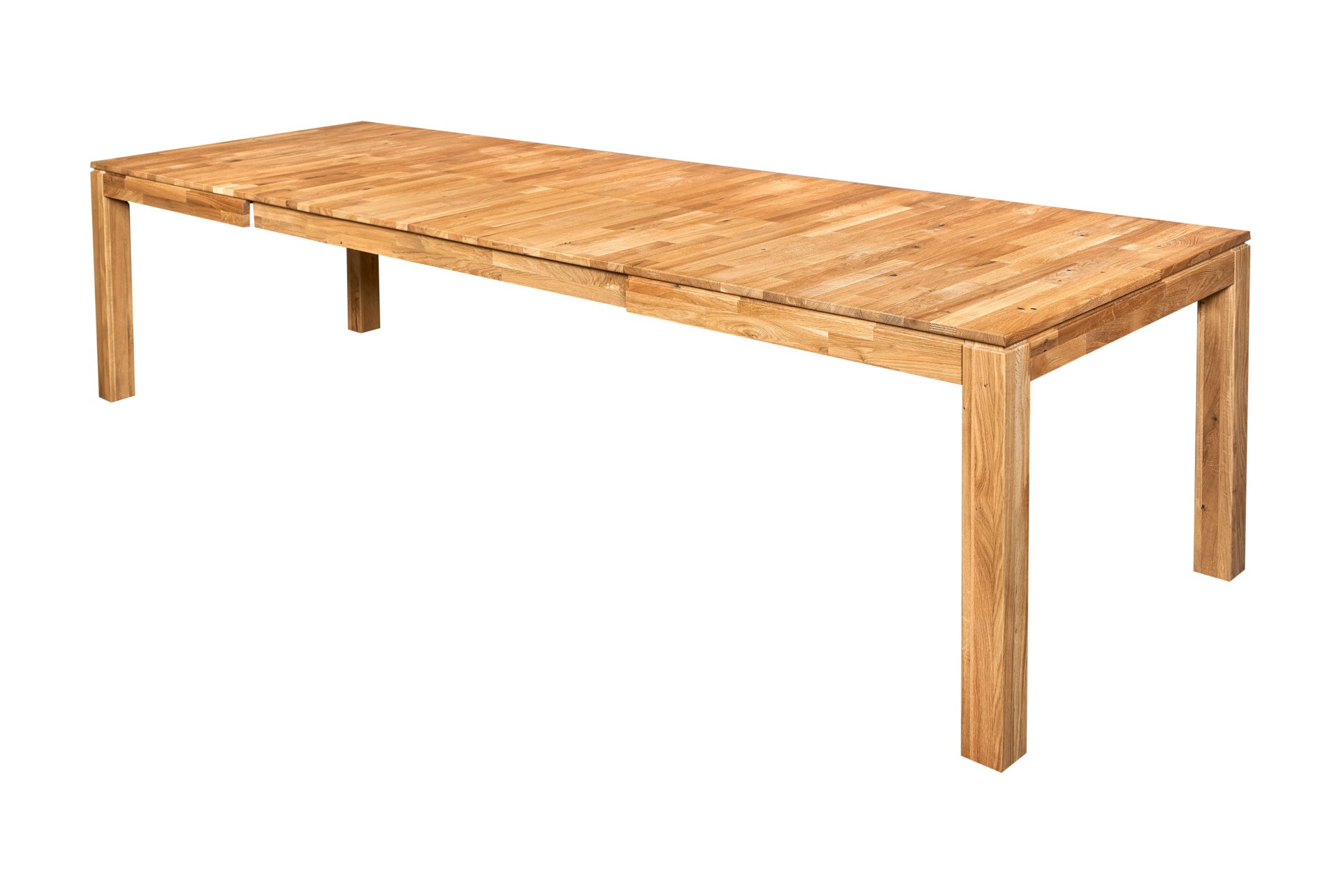 Stół Rozkładany Padua Dębowy Olejowany 160-225-290X90 Cm B 6358