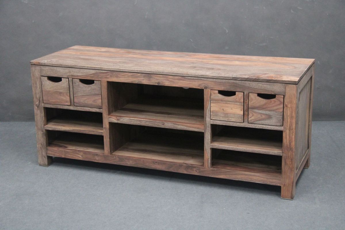 Szafka Rtv Nature Grey #40 Palisander Olejowany 148X50X62 Cm B 2743