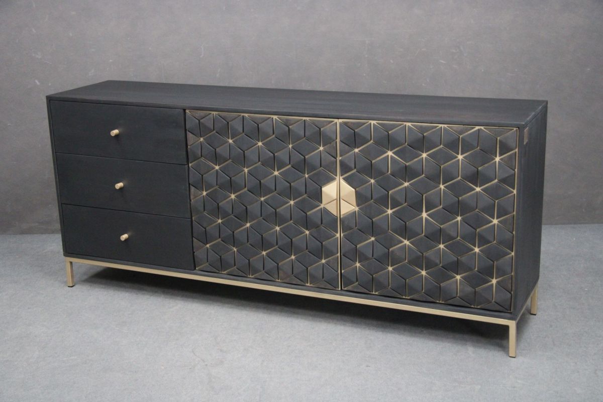 Komoda Diamond #110 Mango Olejowane 180X40X77 Cm (1) B 7605