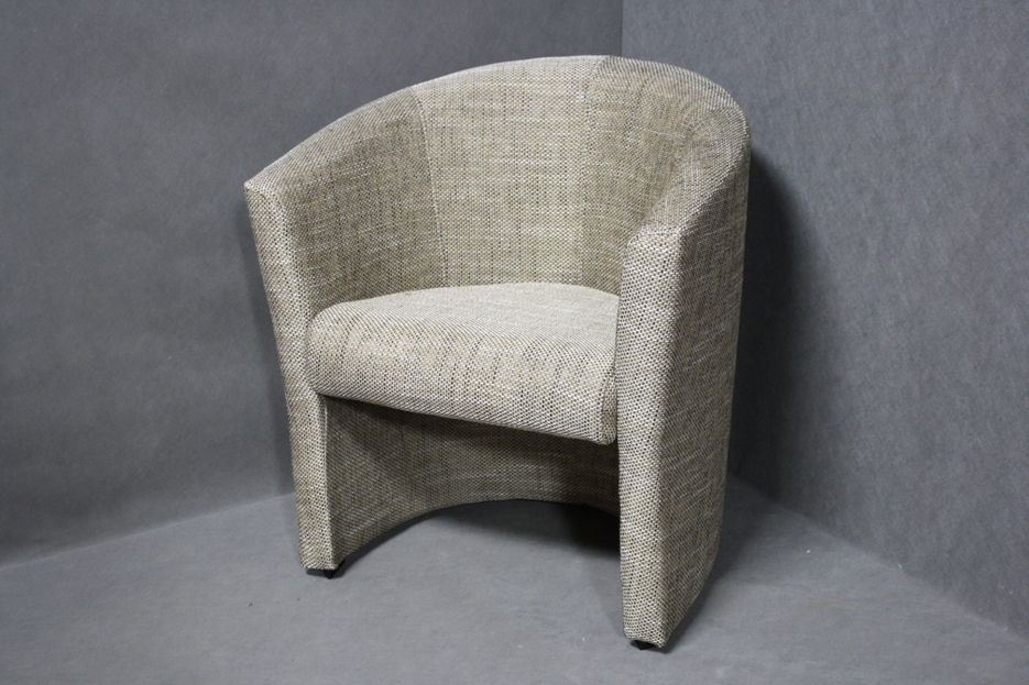 Fotel Ben Tapicerowany Brązowy 70X60X75 Cm  B 1846