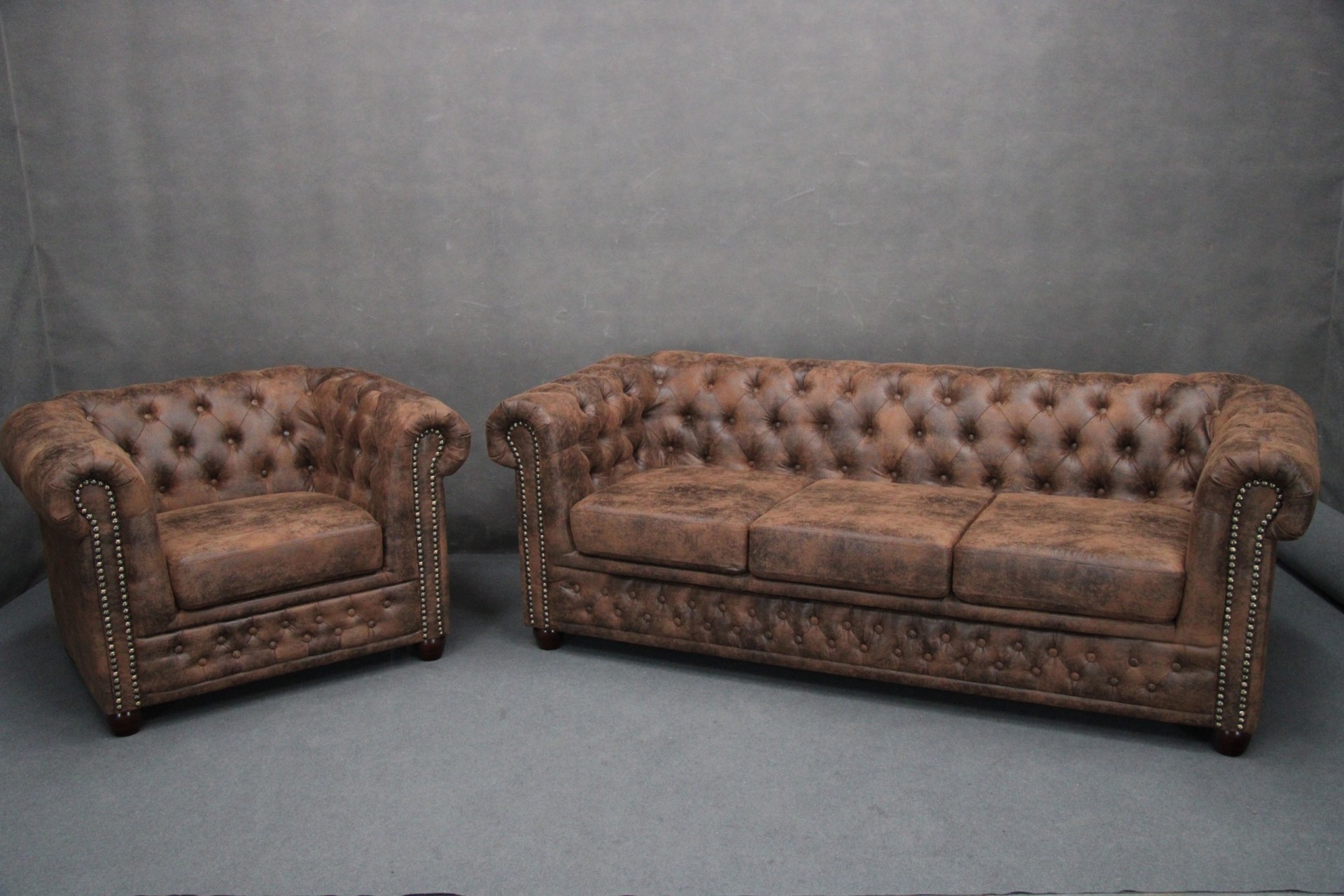 Wypoczynek Chesterfield Gobi Sofa Kanapa I Fotel B 4741