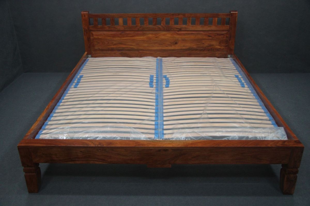 Łóżko Rama Oxford Honey #223 Akacja Lakierowana 180X200 Cm B 5811