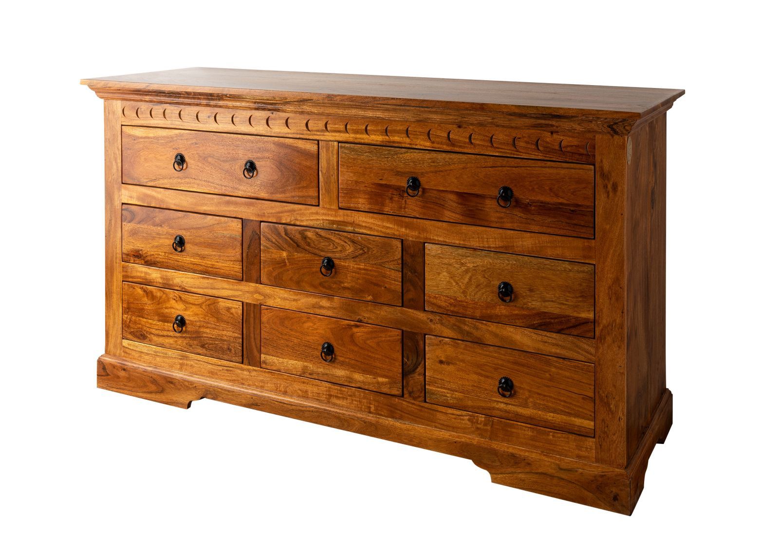 Komoda Oxford #0524 Akacja Lakierowana 145X49X85 Cm B 7792