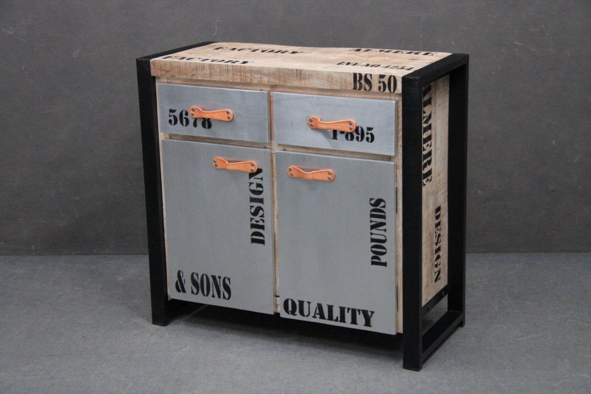 Komoda Factory #131 Lite Drewno Mango 90X40X86 Cm B 2510