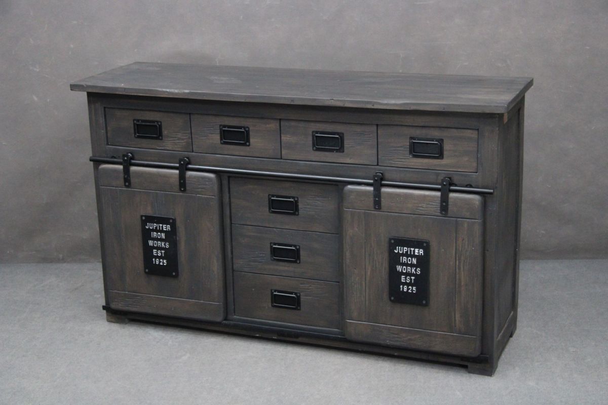 Komoda Railway #219 Mango Lakierowane 150X45X90 Cm B 5068