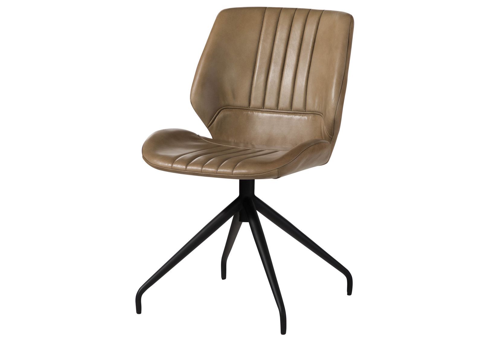 Krzesło Skórzane Iron Label #611 Skóra Naturalna I Metal 51X61X84 Cm B 8441