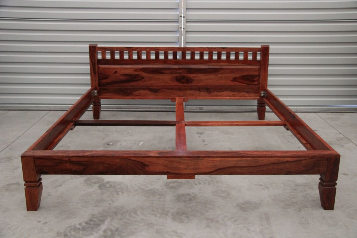 Łóżko Rama Oxford #231 Akacja Lakierowana 200X200 Cm B 6455