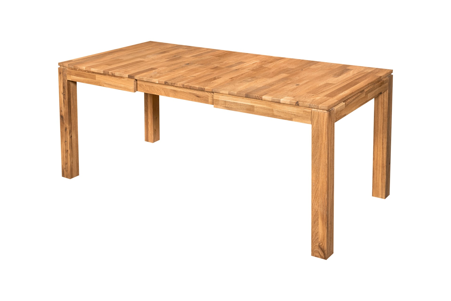 Padua Stół Rozkładany Dębowy Olejowany 120-170X80 Cm B 6661