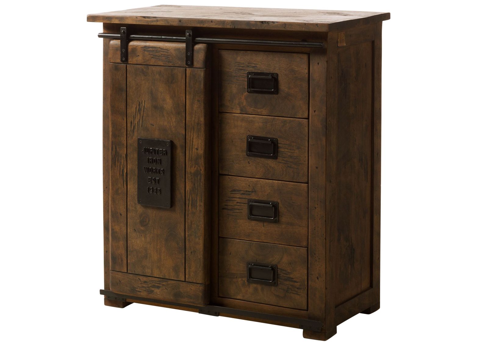 Komoda Railway #403 Mango Lakierowane  90X45X100 Cm B 8416