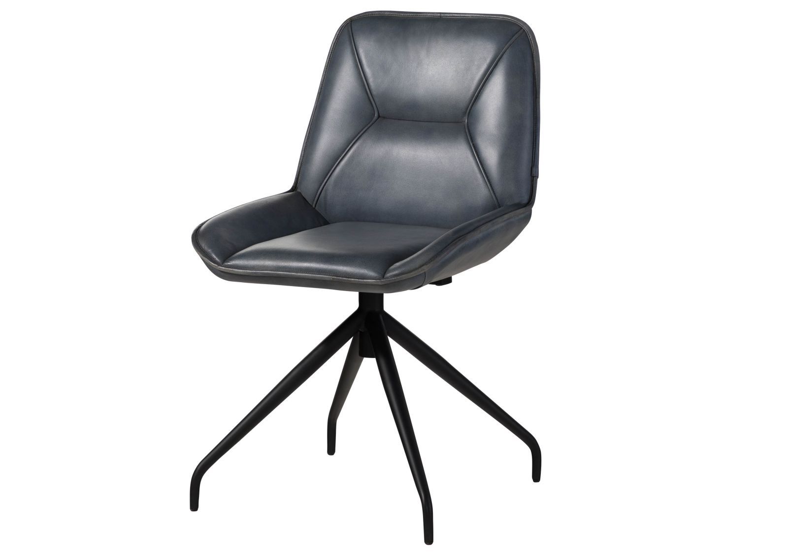 Krzesło Skórzane Iron Label #508 Skóra Naturalna I Metal 49X56X83 Cm B 8424