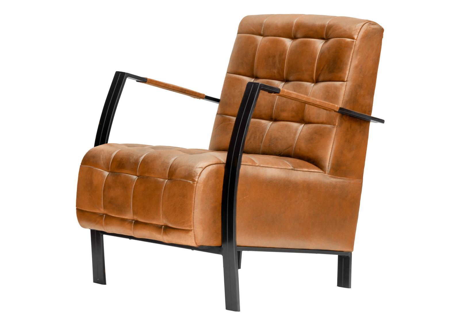 Fotel Iron Label #13 Skóra Naturalna B 6277