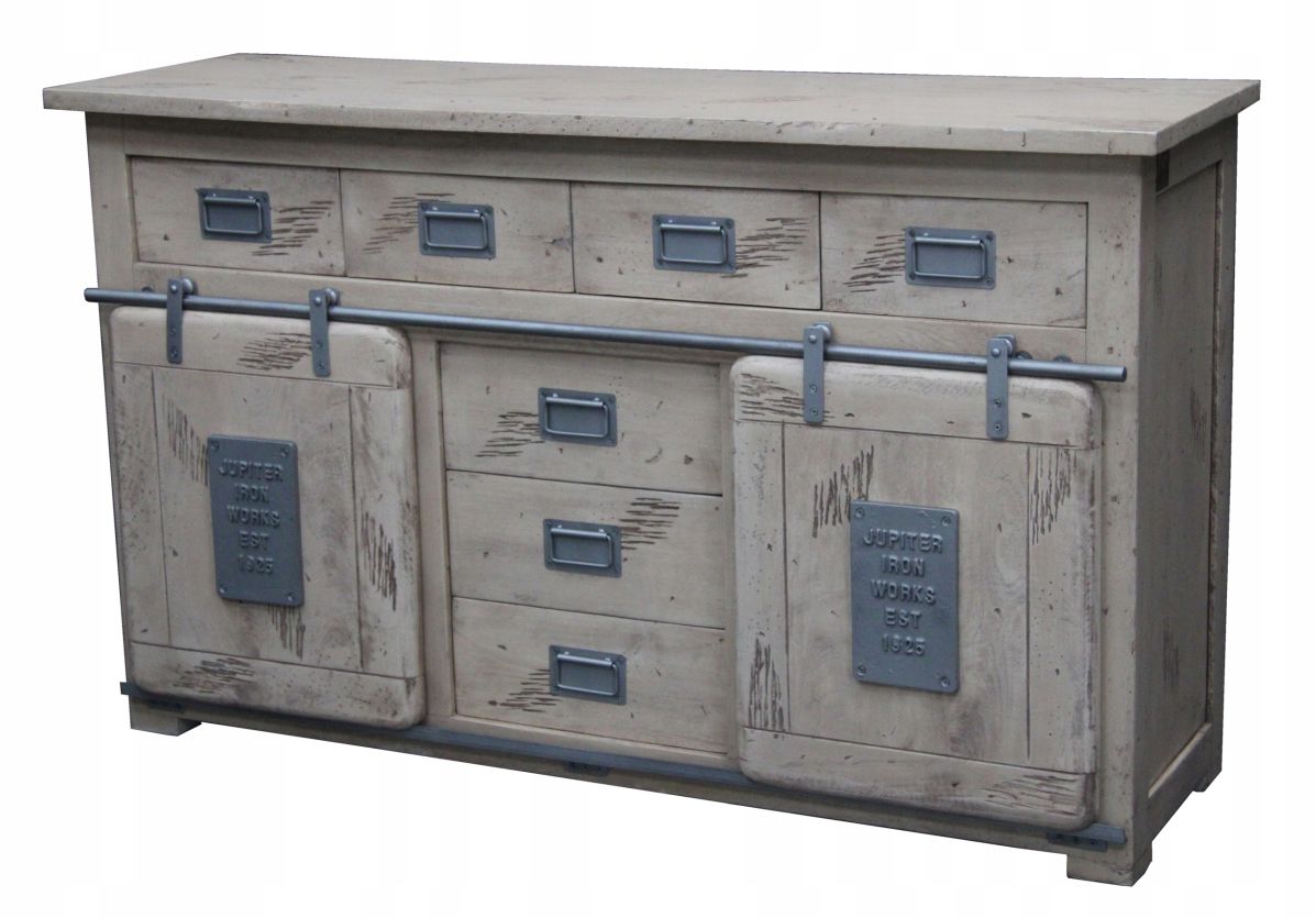 Komoda Railway #319 Mango Lakierowane 150X45X90 Cm B 6888