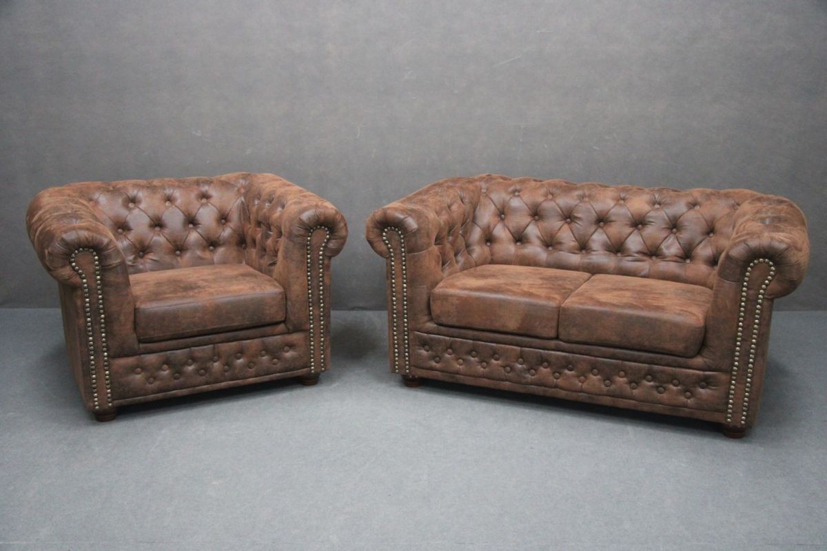 Wypoczynek Chesterfield Gobi Oxford B 4741