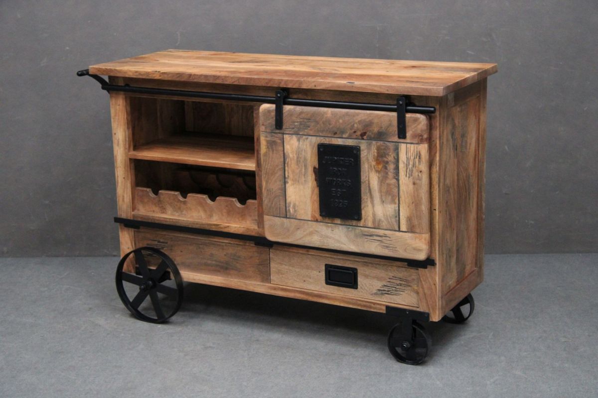 Barek Railway #197 Mango Loft Na Kołach 120X45X85 Cm (2) B 8020