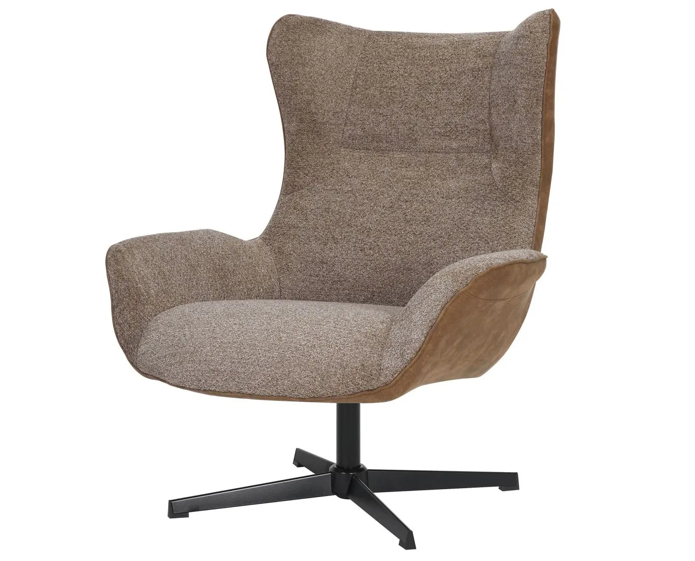 Fotel Obrotowy Oskar #301 Tapicerowany Brązowy 90X88X101 Cm B 8676