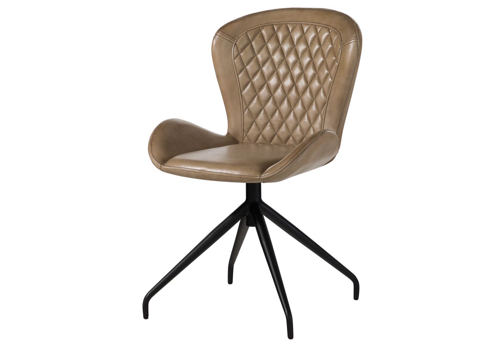 Krzesło Skórzane Iron Label #612 Skóra Naturalna I Metal 61X52X86 Cm B 8439