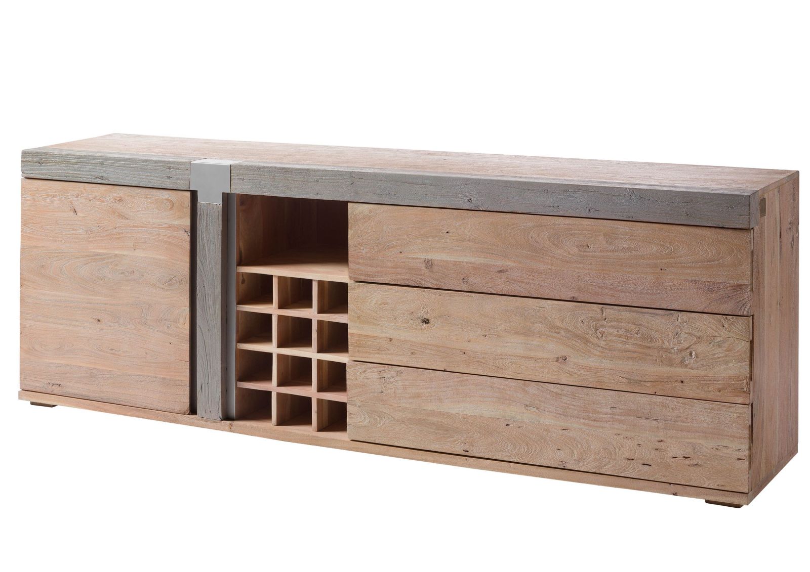 Komoda Amsterdam #129 Akacja Lakierowana 215X45X75 Cm B 8512