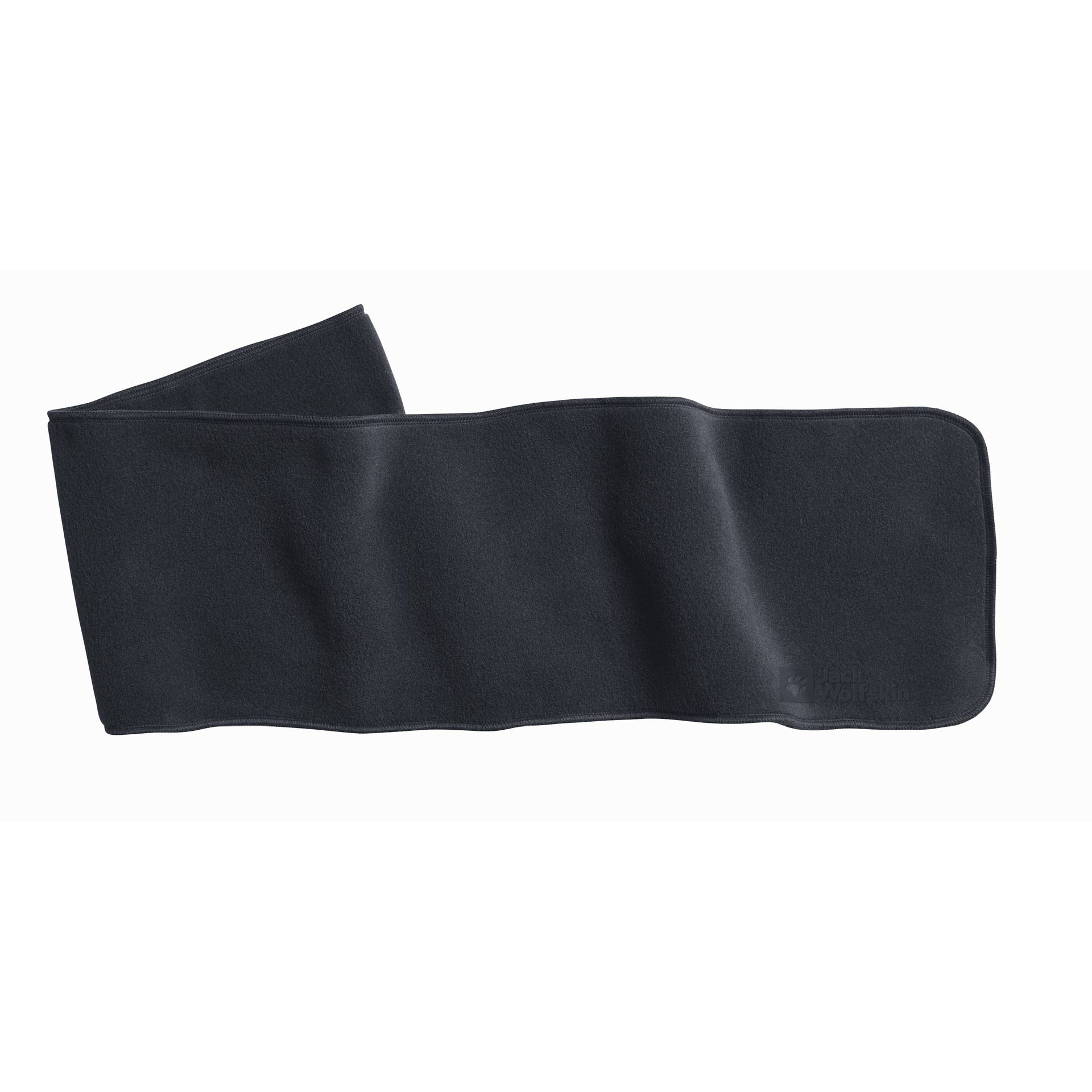 Polarowy szalik Jack Wolfskin VERTIGO SCARF black - ONE SIZE