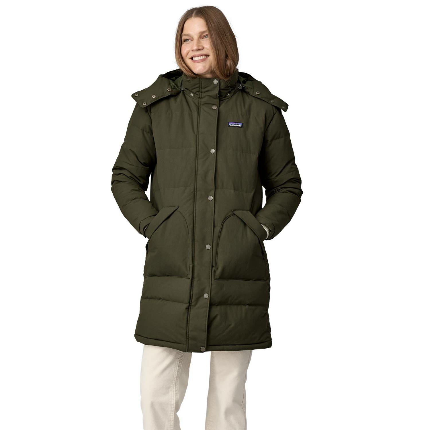 Damska kurtka zimowa Downdrift Parka pine needle green - S