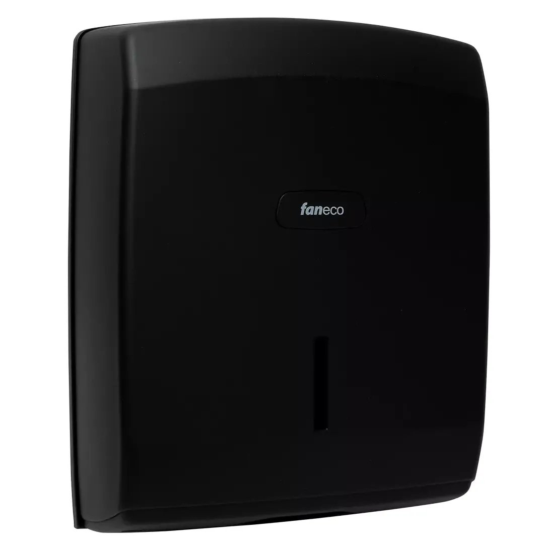 Czarny podajnik ręczników ZZ 600 listków Calma CT6100PN Faneco