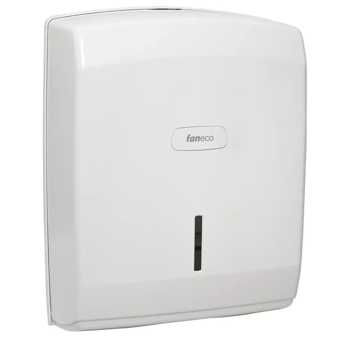 Biały podajnik ręczników ZZ 600 listków Calma CT6100PB Faneco