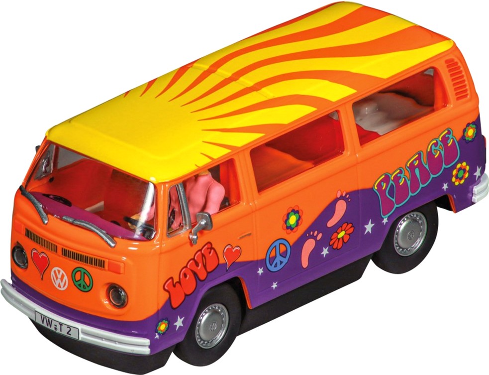 Auto Carrera Evolution VW Bus T2b Peace and Love (4007486277595)
