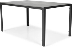 Edomator.pl Stół ogrodowy aluminiowy PARMA 150 - czarny