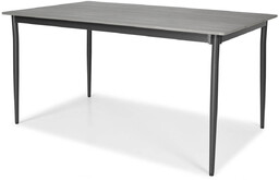 Edomator.pl Stół ogrodowy aluminiowy BOSANO 150 - czarny