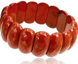 Jaspis Czerwony Piękna Bransoletka Naturalna