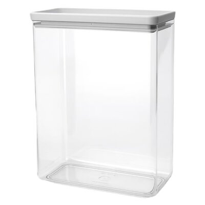 Pojemnik plastikowy BRABANTIA Tasty+ 230684 5.4 L Przezroczysto-jasnoszary