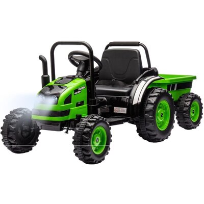 Traktor dla dziecka MILLY MALLY + Przyczepa Farmer Zielony
