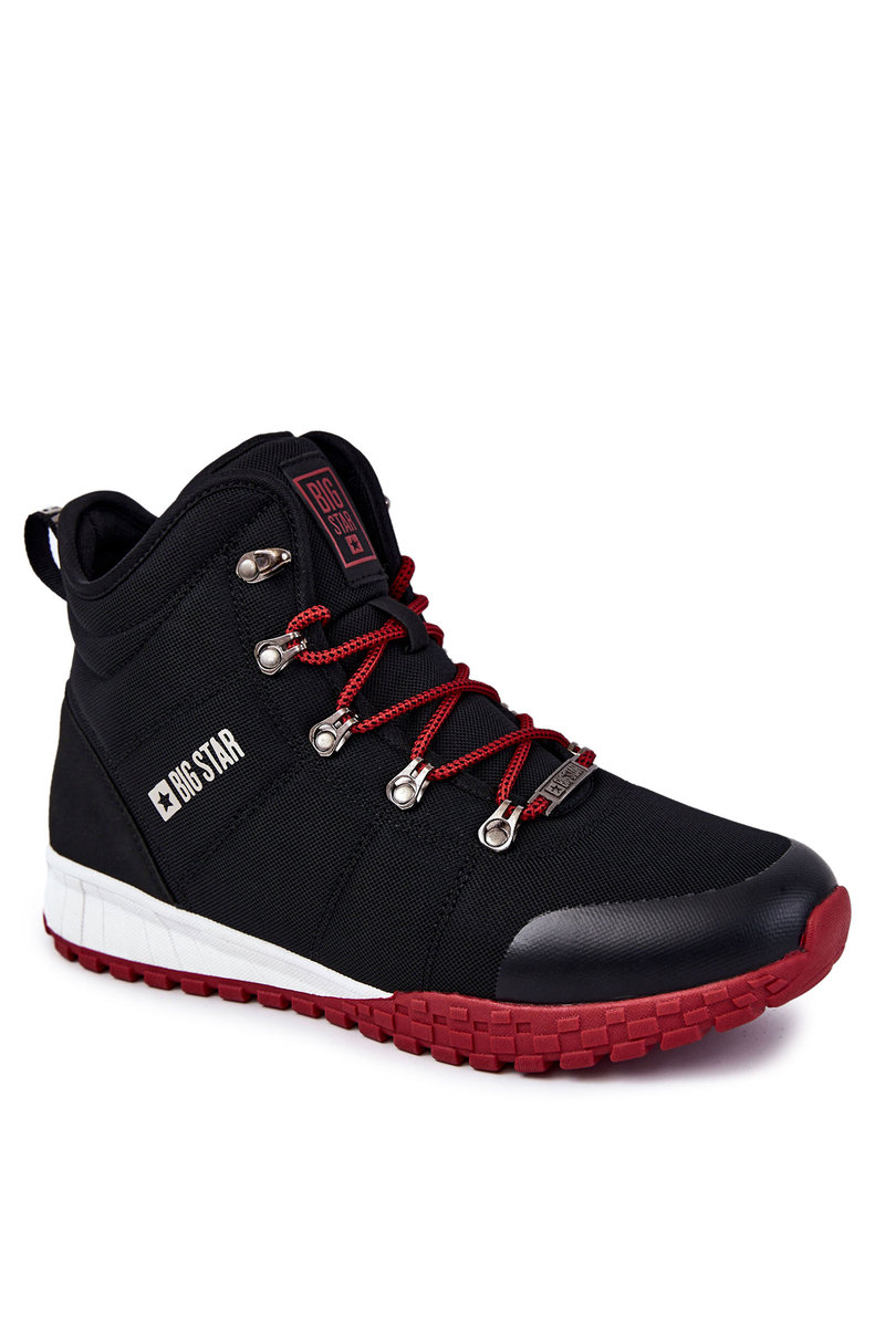 Męskie Buty Trekkingowe Memory Foam Big Star KK174112 Czarne-44