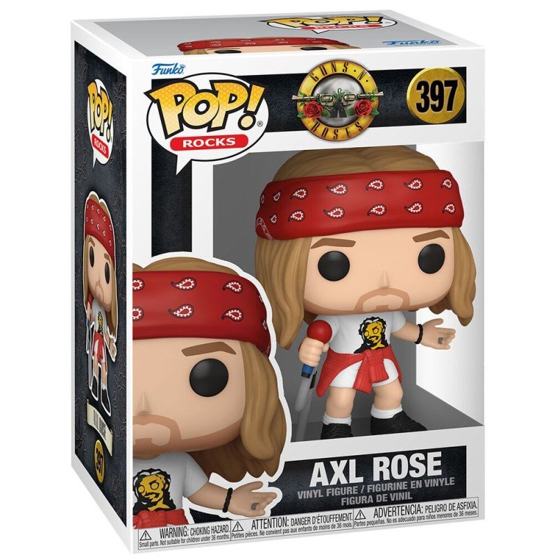 Funko POP! Rocks, figurka kolecjonerska, GnR, Axel Rose, 397