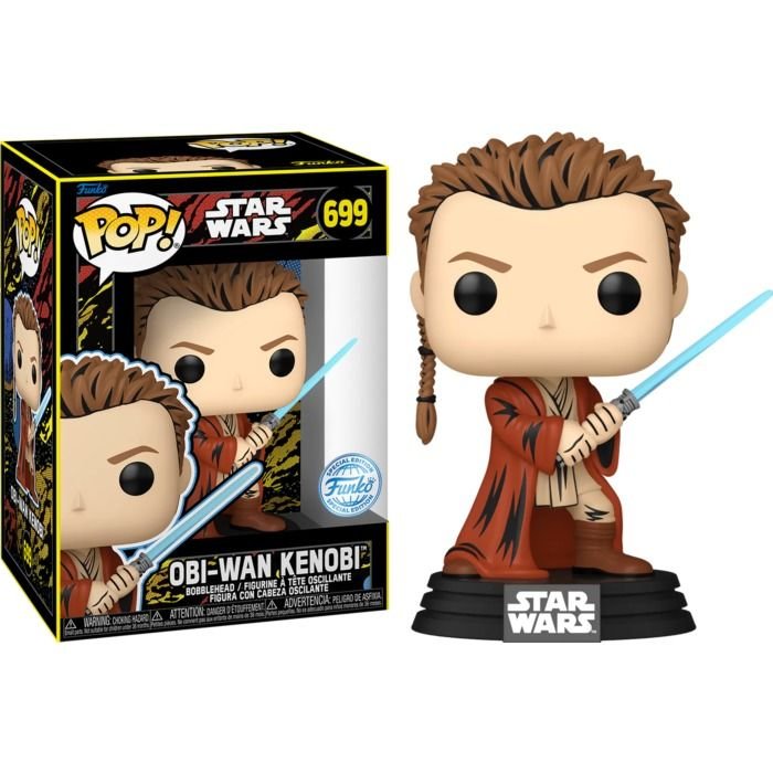 Funko POP! Star Wars, figurka kolekcjonerska, Qui Gon(Retro), 699