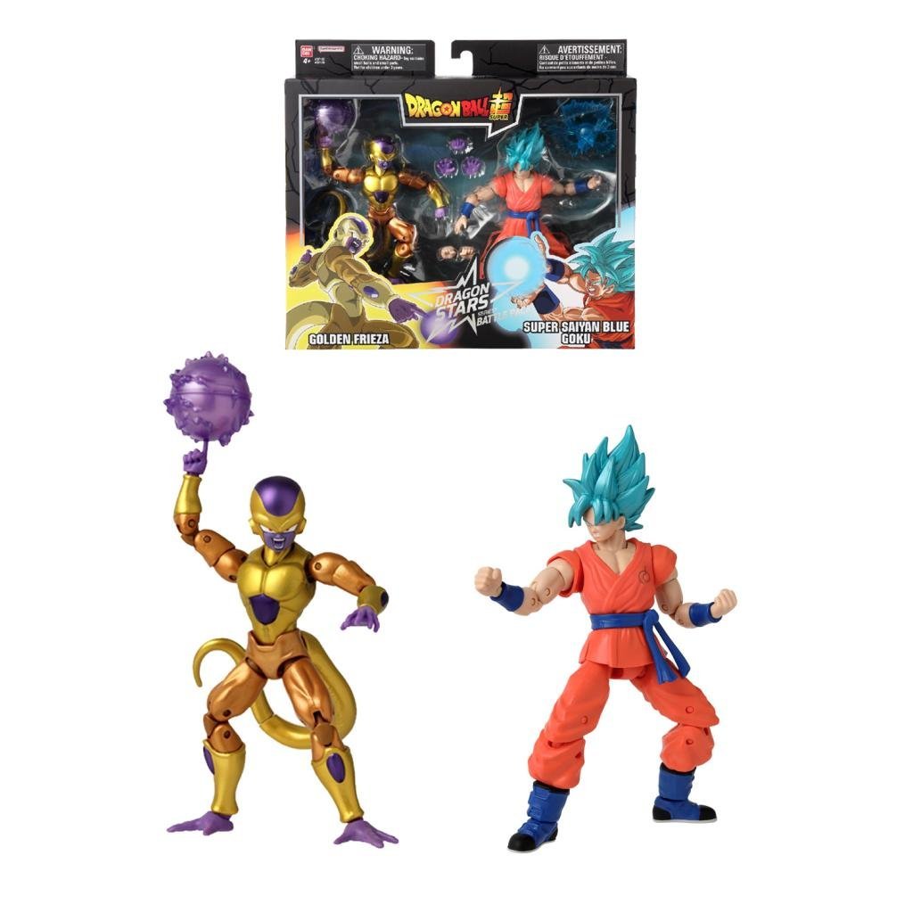 Db - Gold Freezer Vs Ss Blue Goku - Battle Pack Dragon Stars 17Cm