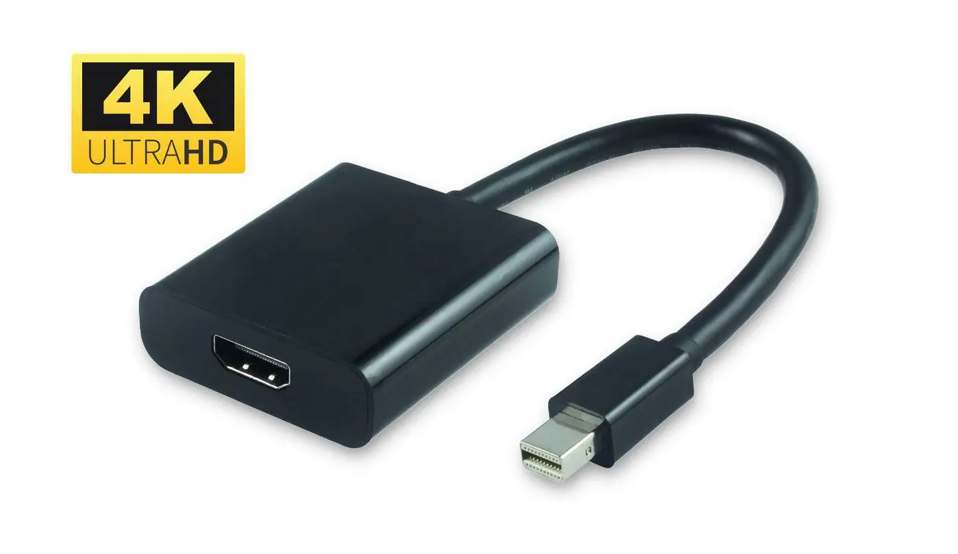 Adapter AV MicroConnect DisplayPort Mini - HDMI czarny (MDPHDMI6B)