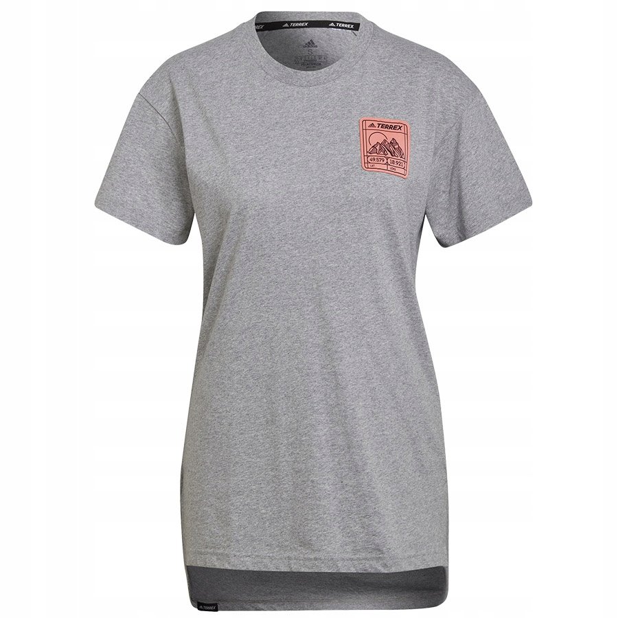 Koszulka adidas TX PAT MOU TE H50943 szary M